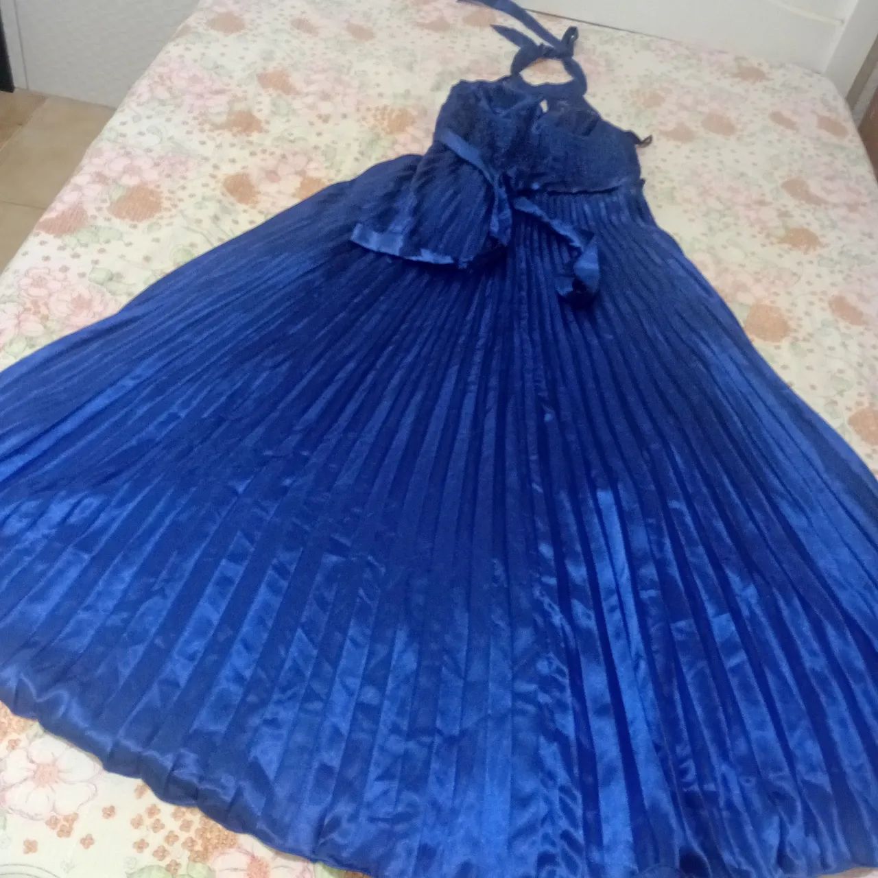 Vestido longo azul - Foto 4