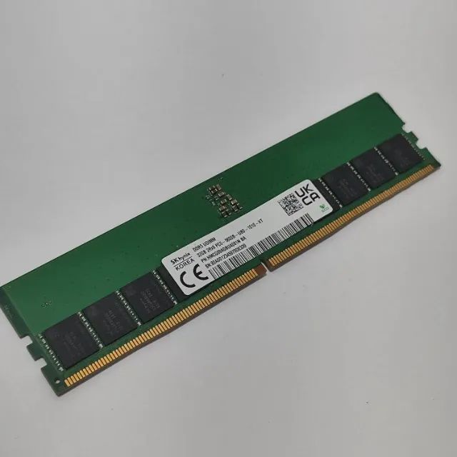 SK Hynix 32GB DDR5 5600MHz UDIMM Desktop RAM – Single Module, Pull