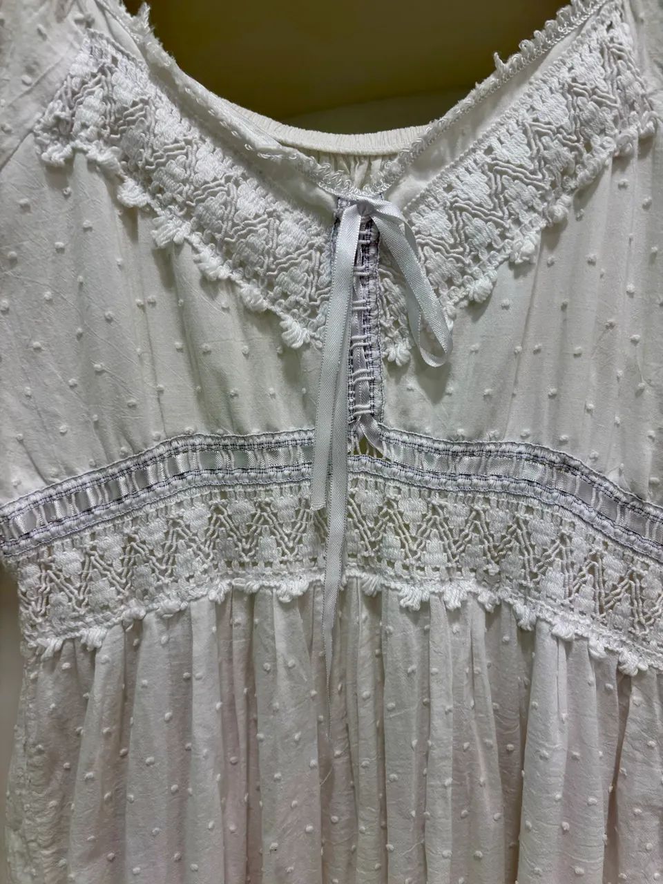 Vestido branco bordado  - Foto 2