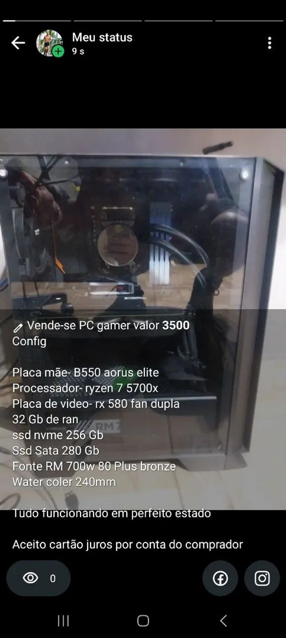 Vende-se PC gamer 