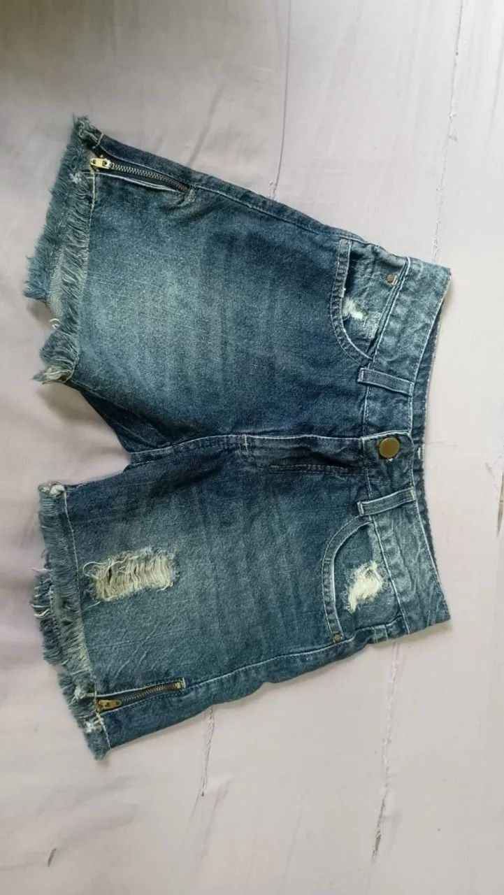 Short infantil jeans