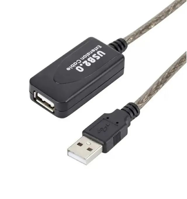 Cabo Extensor Usb M/F 2.0 Blindado 10M - Foto 3
