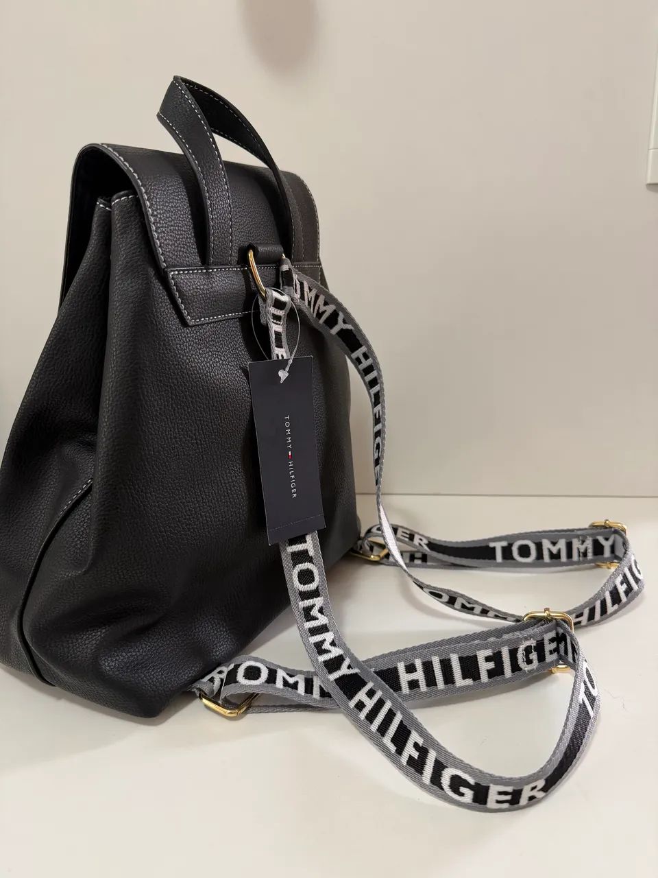 Mochila Tommy Hilfiger preta, nova, original - Foto 5