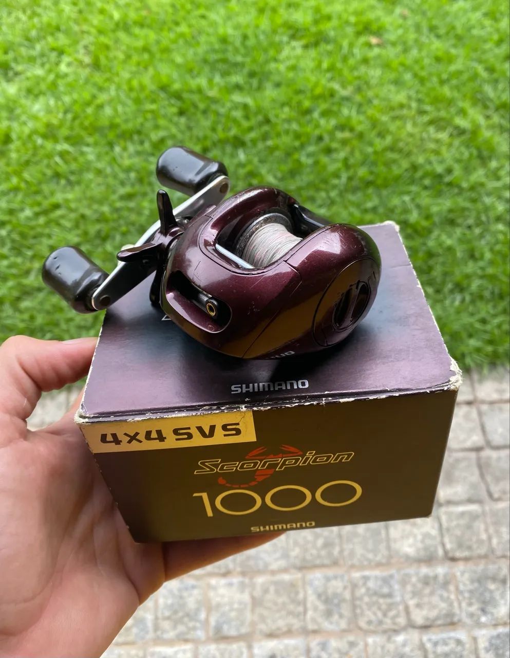 Carretilha Shimano Scorpion 1000 4x4 - Esportes Aquáticos