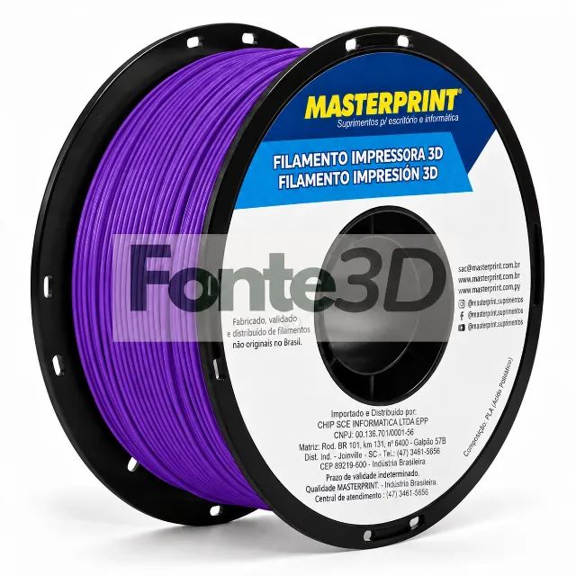 Filamento Petg Roxo - 1 Kg Masterprint - Foto 4