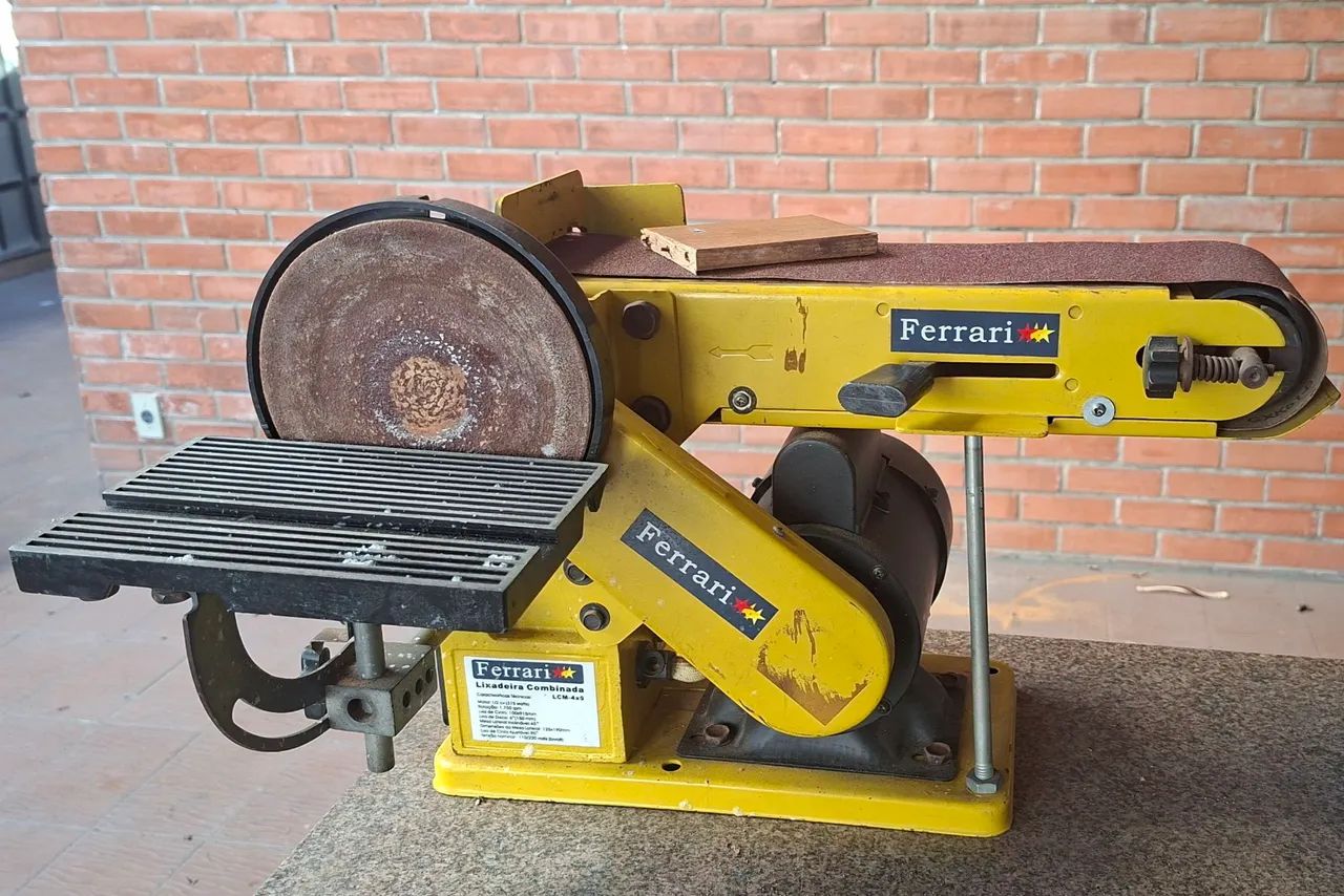 Lixadeira combinada de cinta - FERRARI - Foto 2