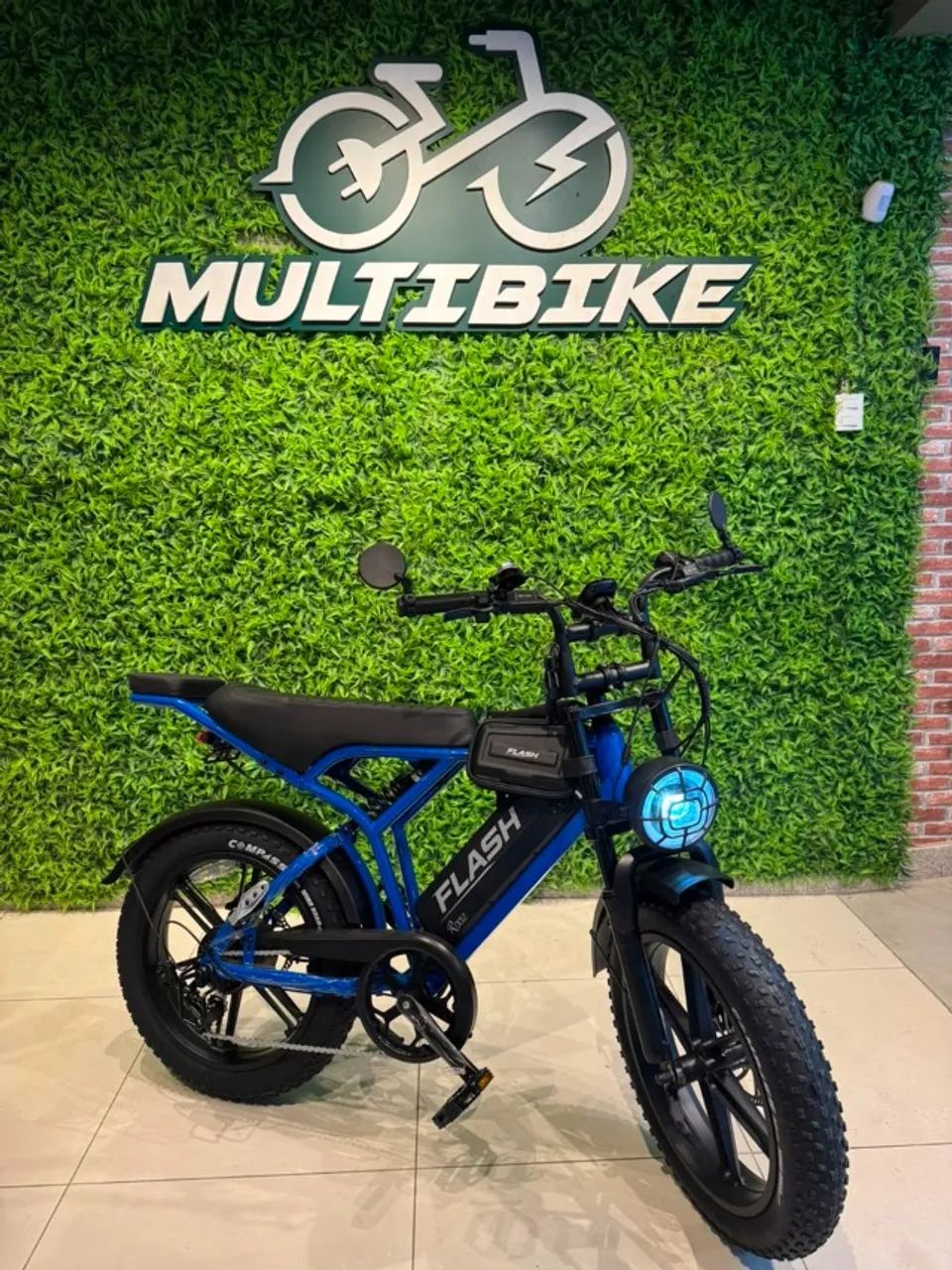 BIKE ELÉTRICA FLASH R002 AZUL