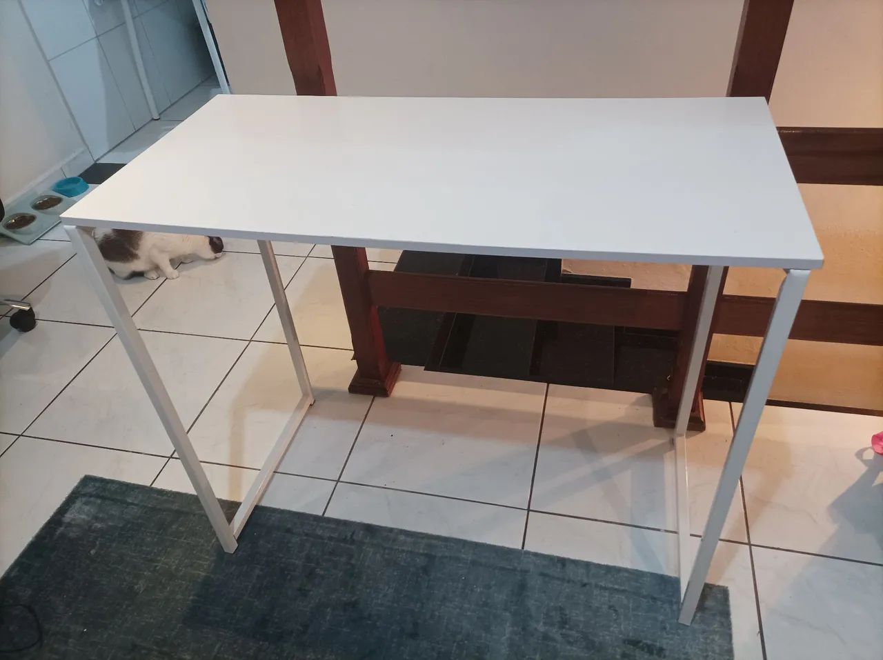 Mesa de escritório branca - Foto 3