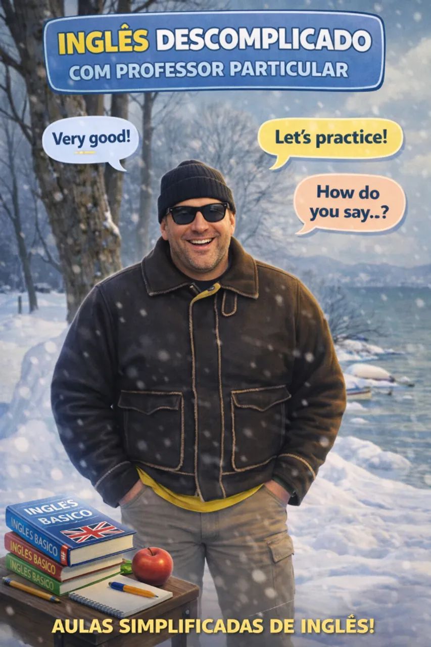Inglês descomplicado com professor particular