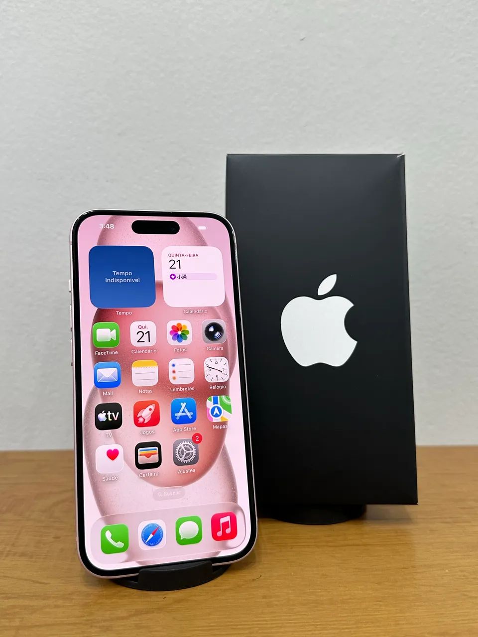 iPhone 15 128gb rosa semi novo em excelente estado!! - Foto 4