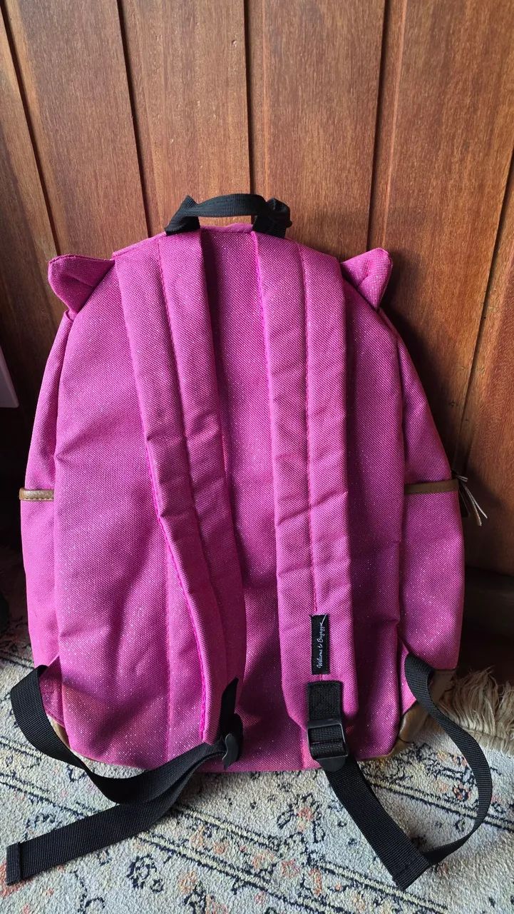 Mochila rosa de gatinho bagaggio - Foto 2