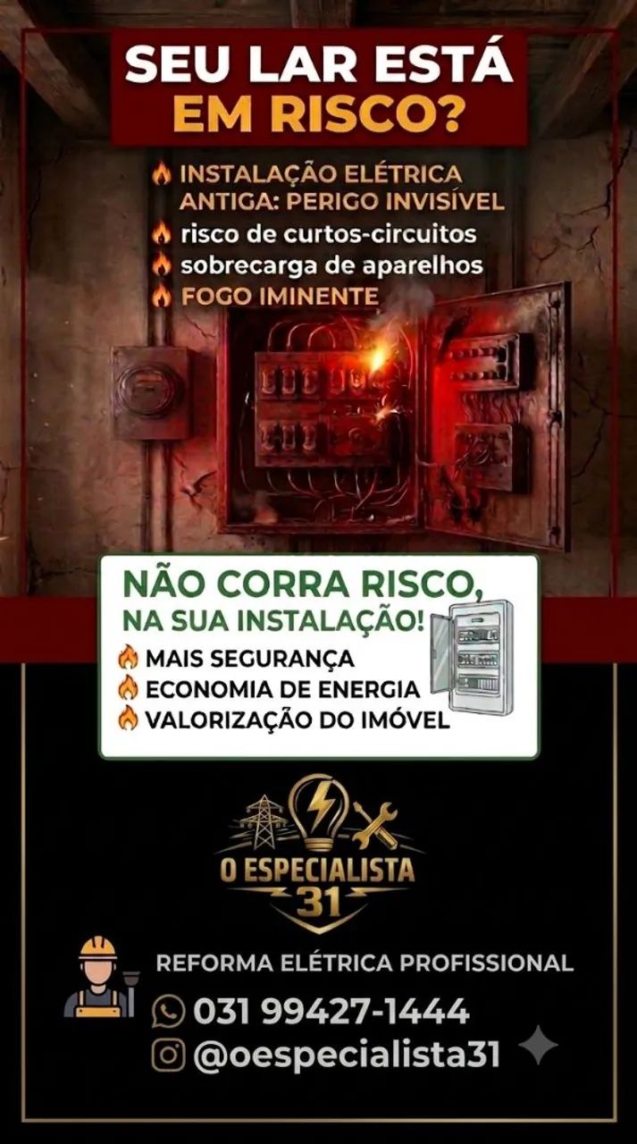 REFORMA ELÉTRICA PROFISSIONAL 