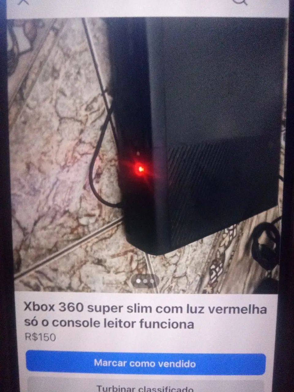 Xbox super slim com luz vermelha  - Foto 2