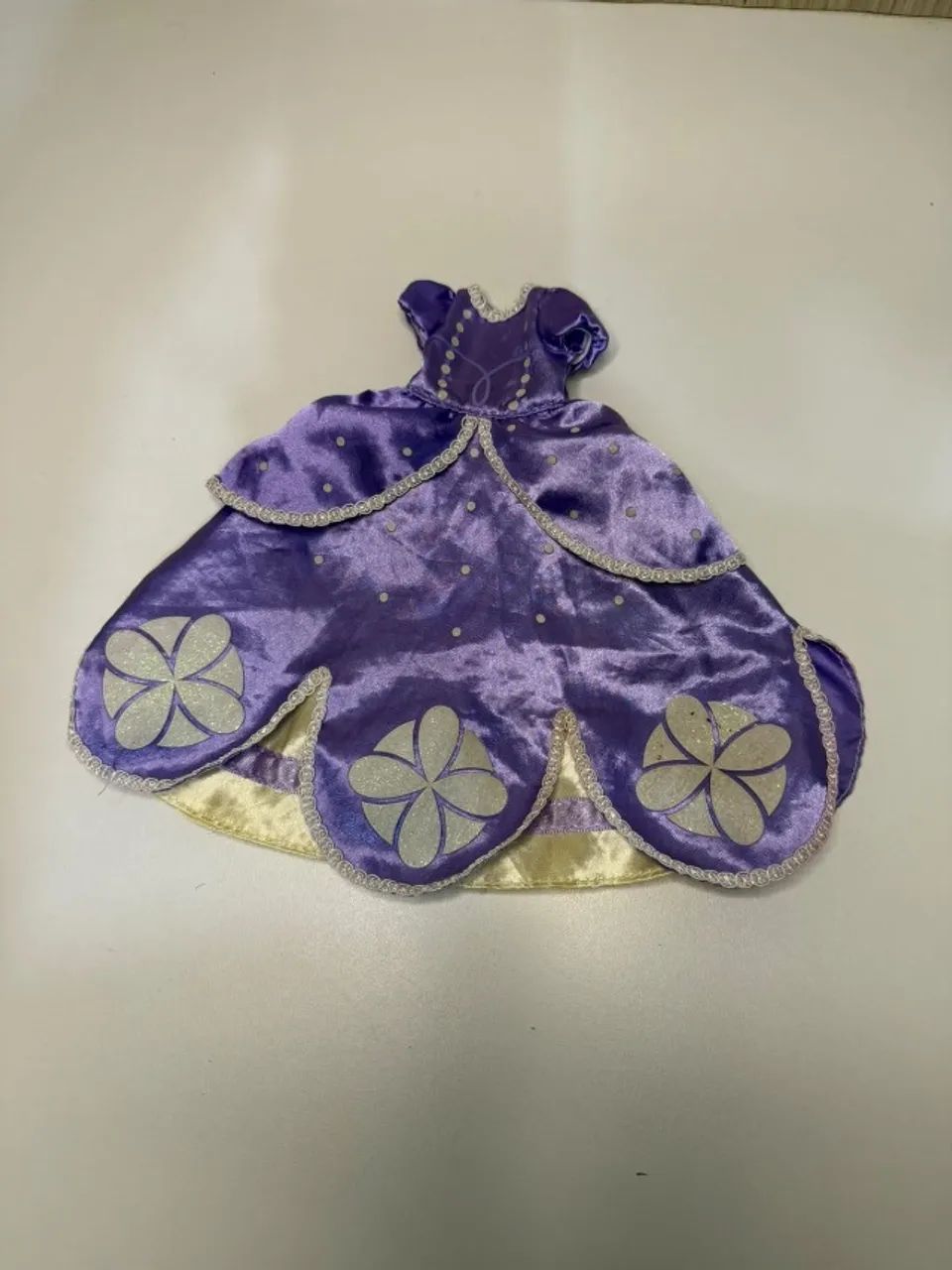 Vestido Princesinha Sofia Disney para Boneca - Roxo Princesa