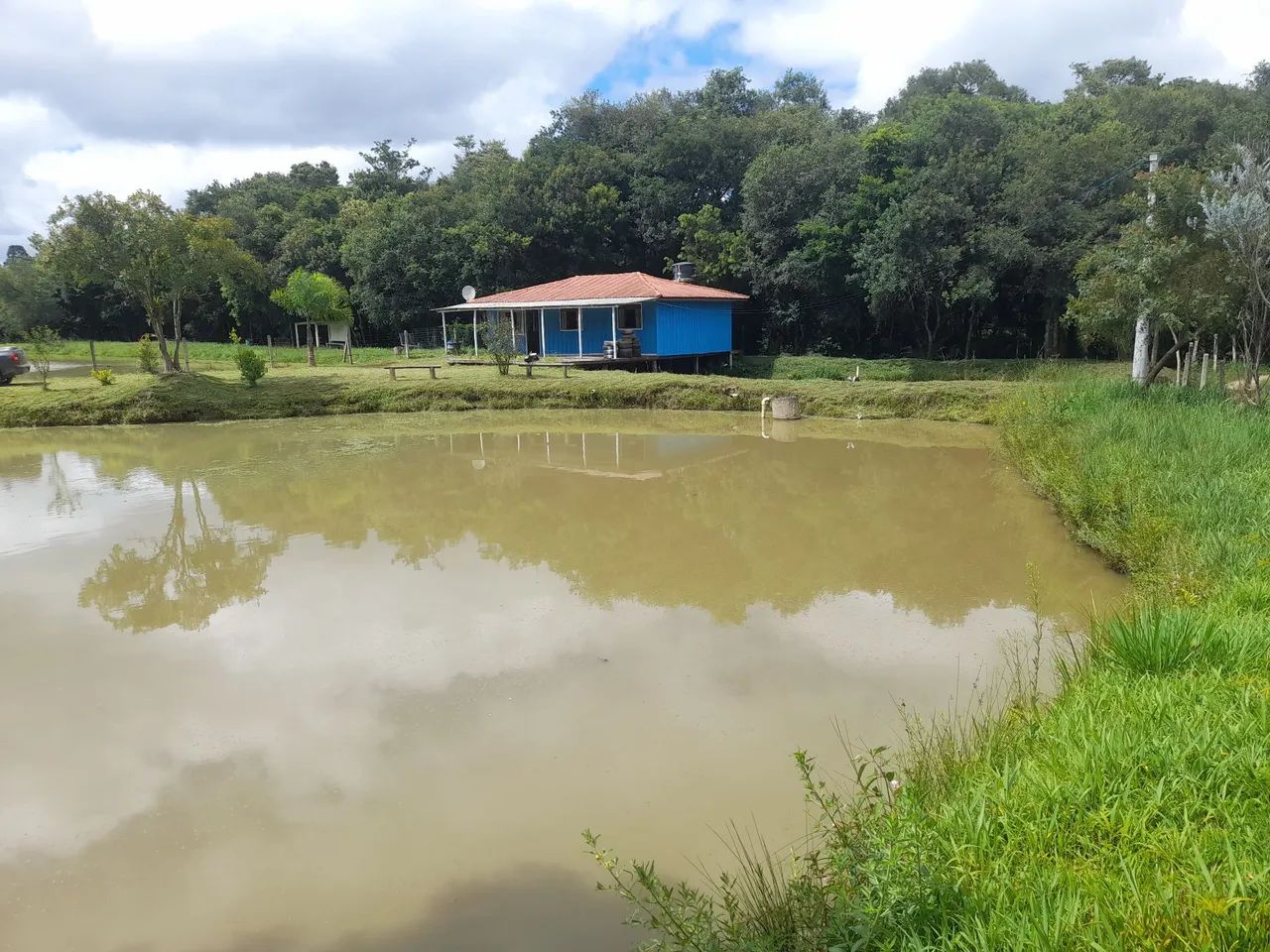 Chácara com tanque em mandirituba 