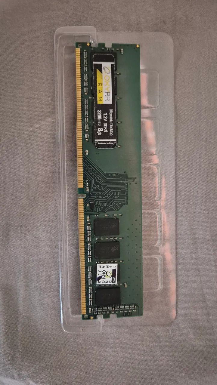 Memória RAM 8GB OXYBR, DDR4, 3200Mhz, UDIMM