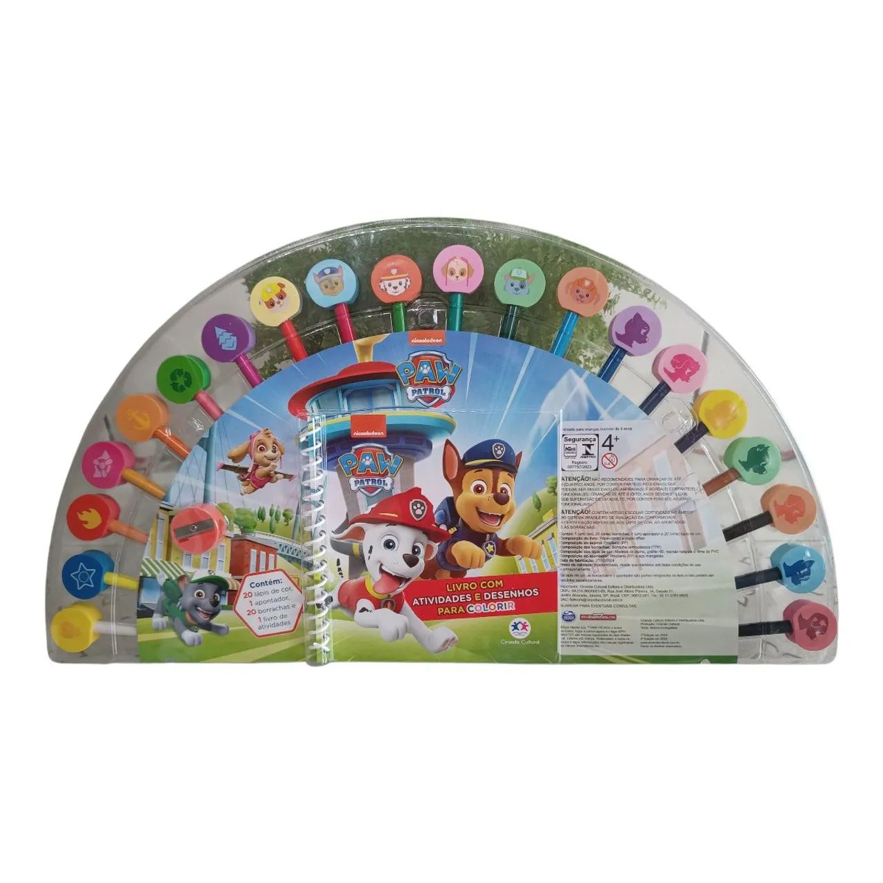 Livro de atividades infantil Patrulha Canina 