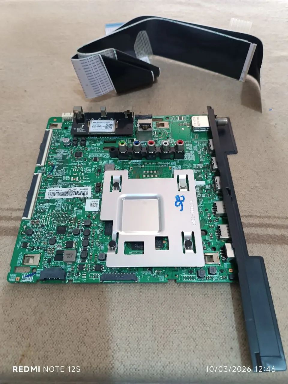 Última peça : Placa Principal Un75ru7100g Bn94-14197g - PBA-16F * Perfeito estado !!  - Foto 3