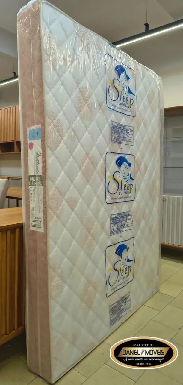 Colchão casal 100% espuma _ Entrega grátis Fortaleza! - Foto 3