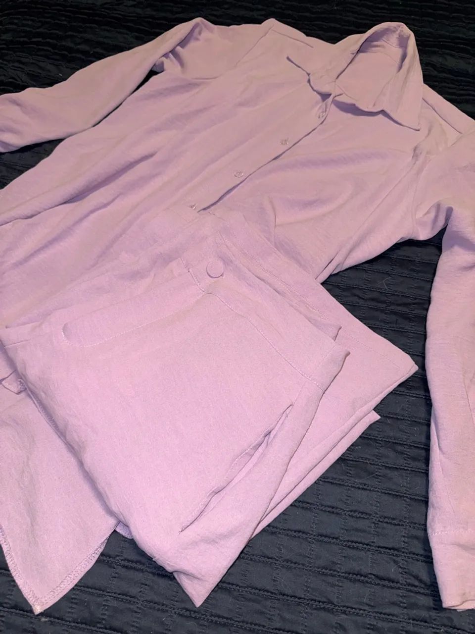 Conjunto feminino na cor lilás  - Foto 2