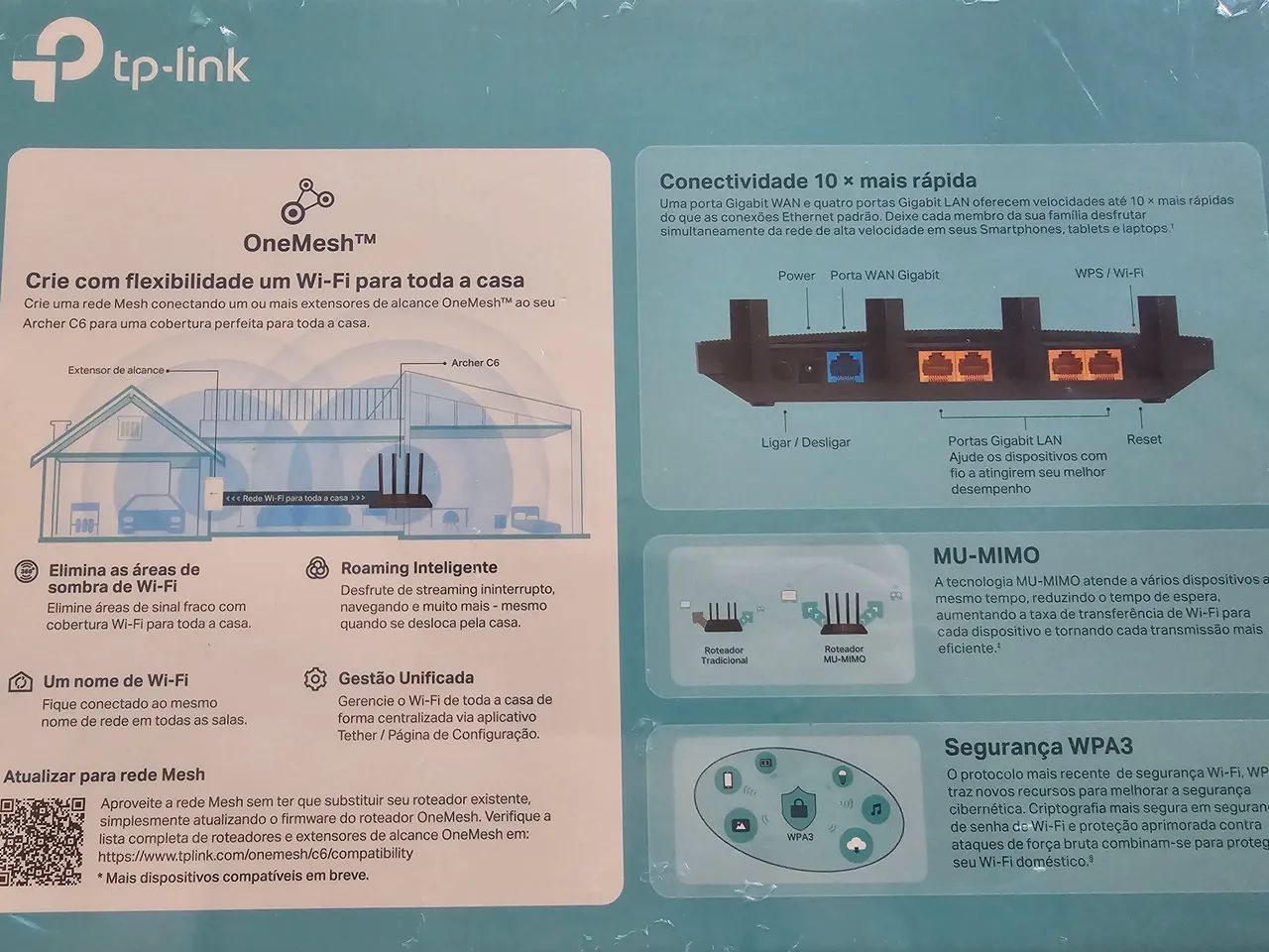 Roteador Tp-link AC1200 - Archer C6 - Foto 3