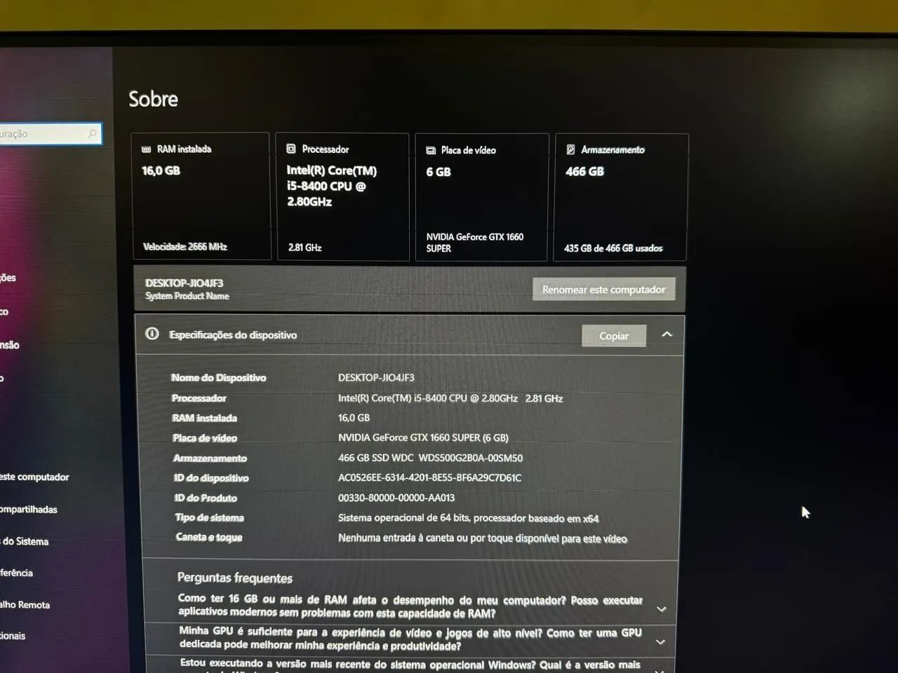 Pc gamer em bom estado de conservação  - Foto 5