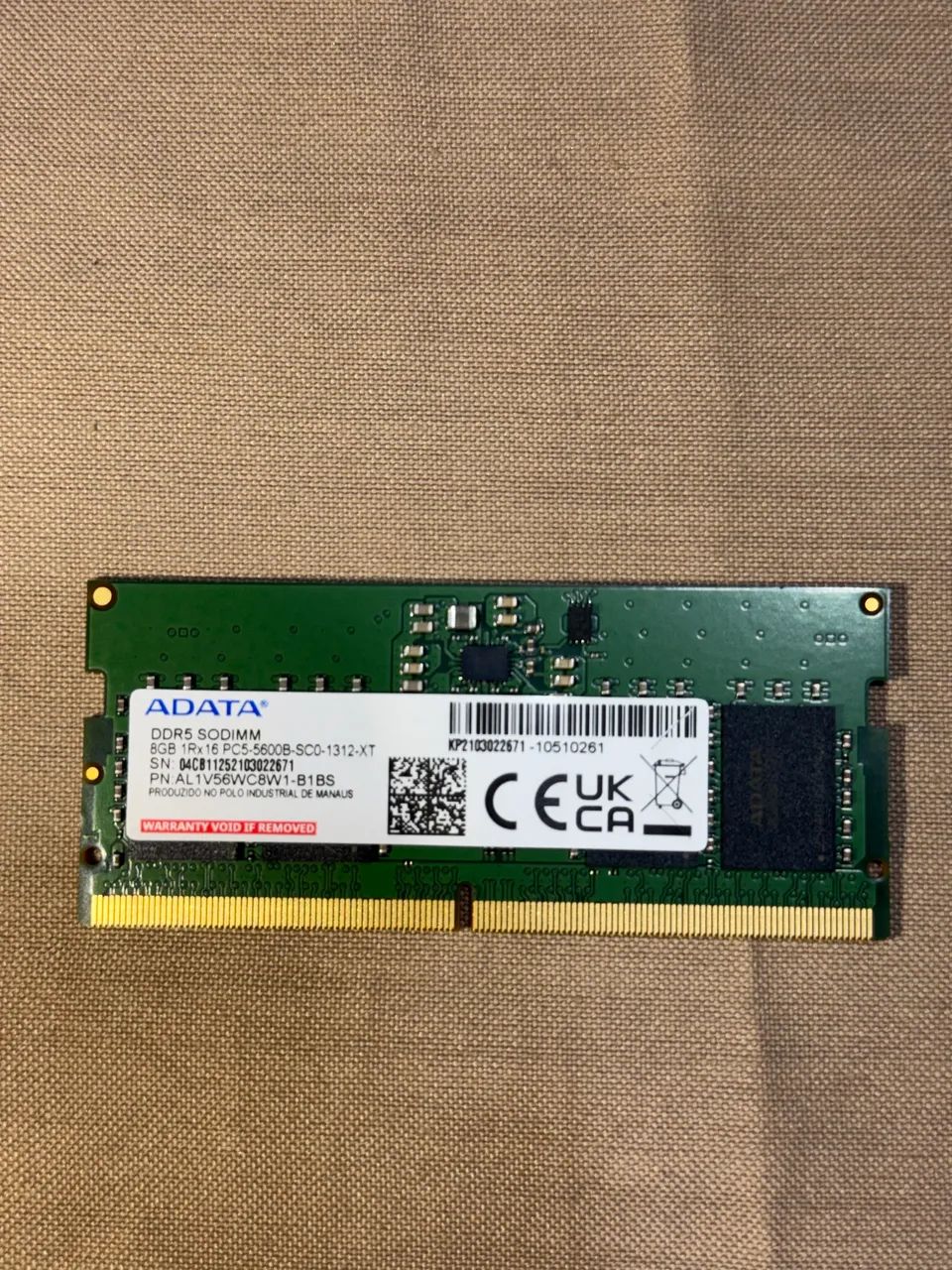 Memória RAM 8GB - 5600MHZ - Notebook - DDR5 - Foto 2