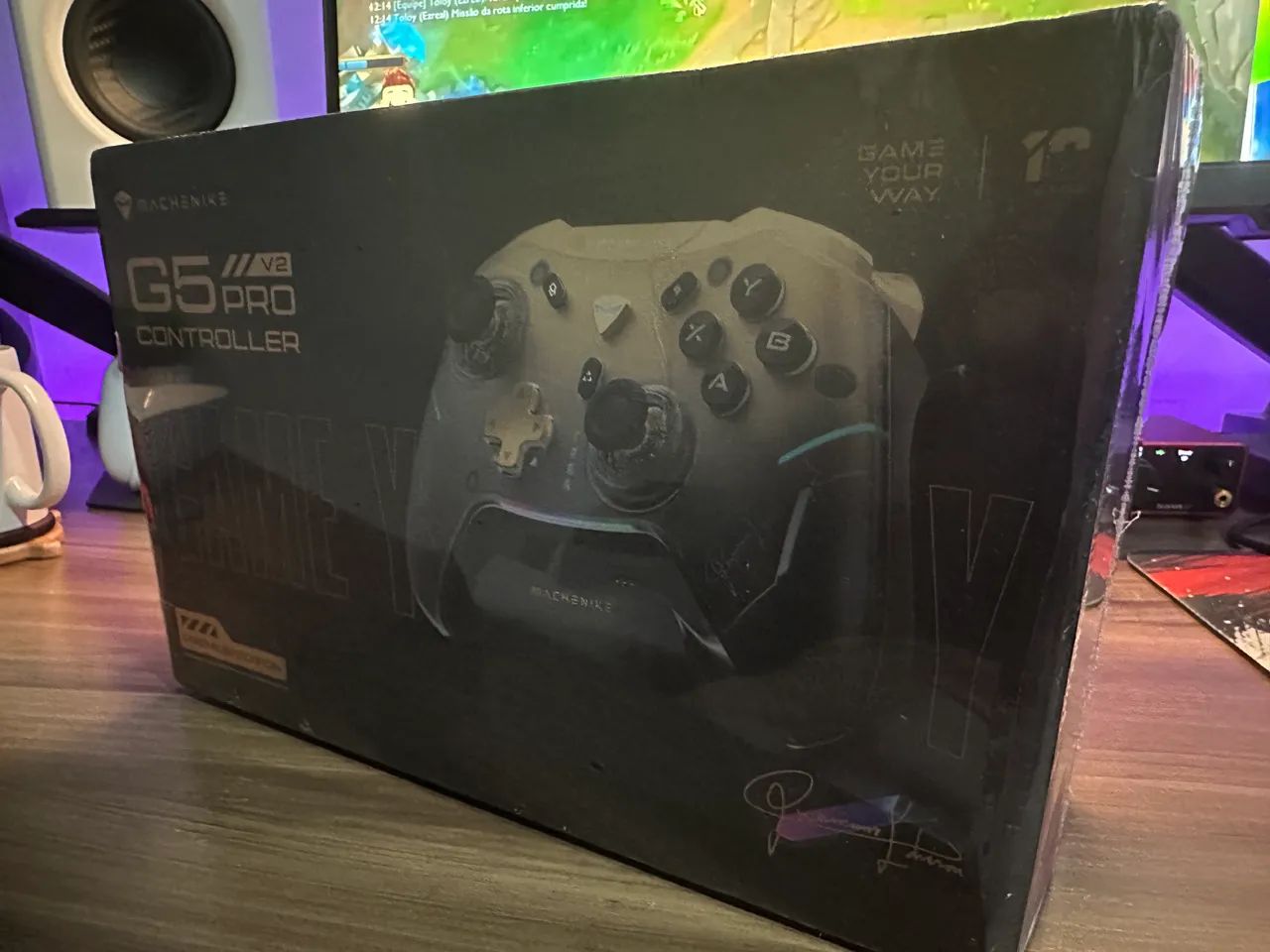 Controle Gamer Machenike G5 Pro - Edição de Colecionador - Novo/Lacrado - Foto 3