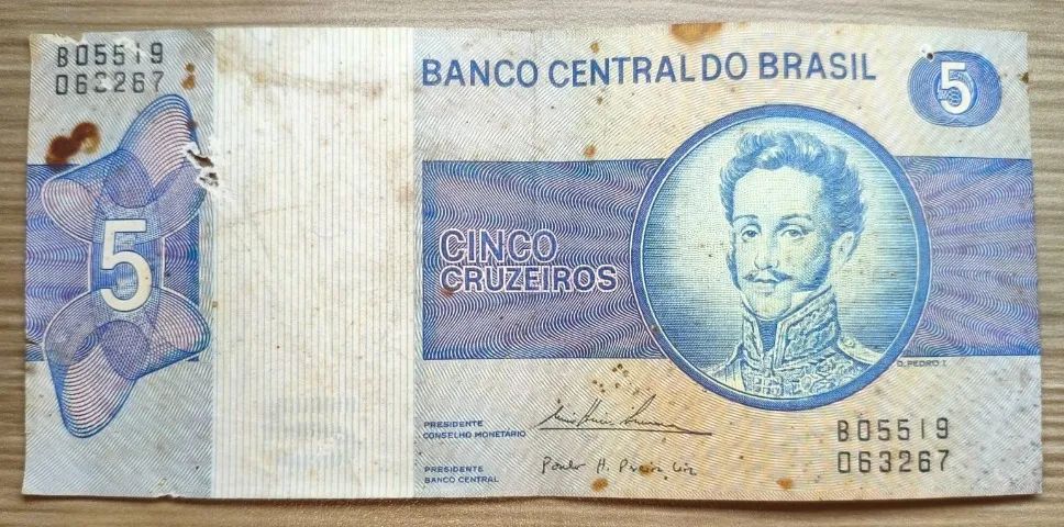 Cédula 5 Cruzeiros