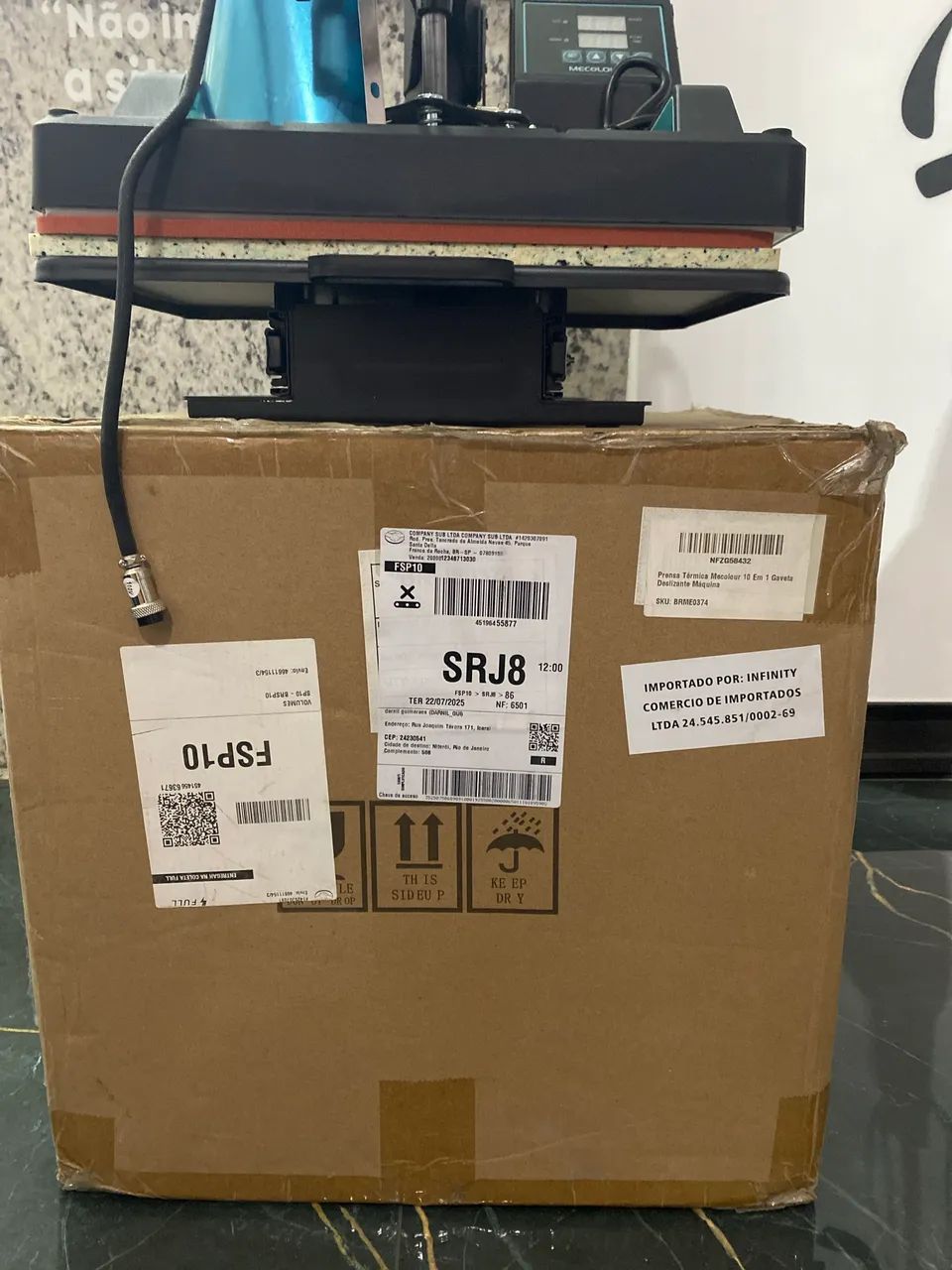 Vendo prensa térmica 10 em 1, transfer - Foto 2