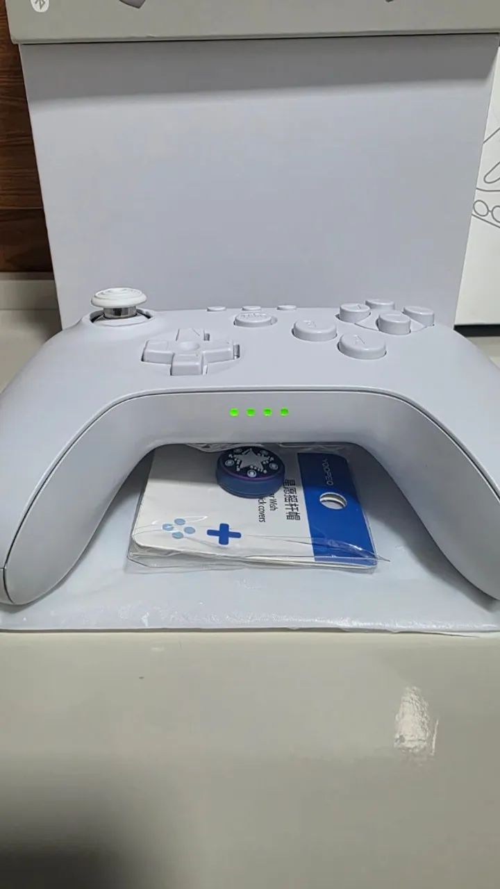 Controle 8bitdo Branco Bluetooth com Adaptador para Nintendo 64 - Foto 2