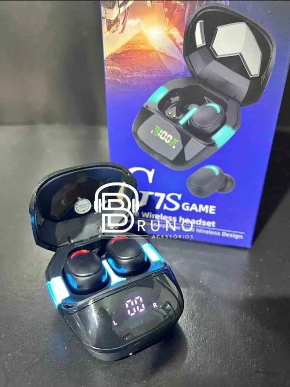 Fone de ouvido Bluetooth Gs7