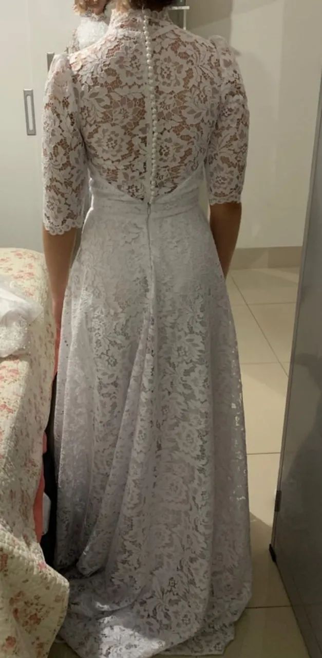 Dois Vestidos Noiva - Religioso e Civil - Foto 5