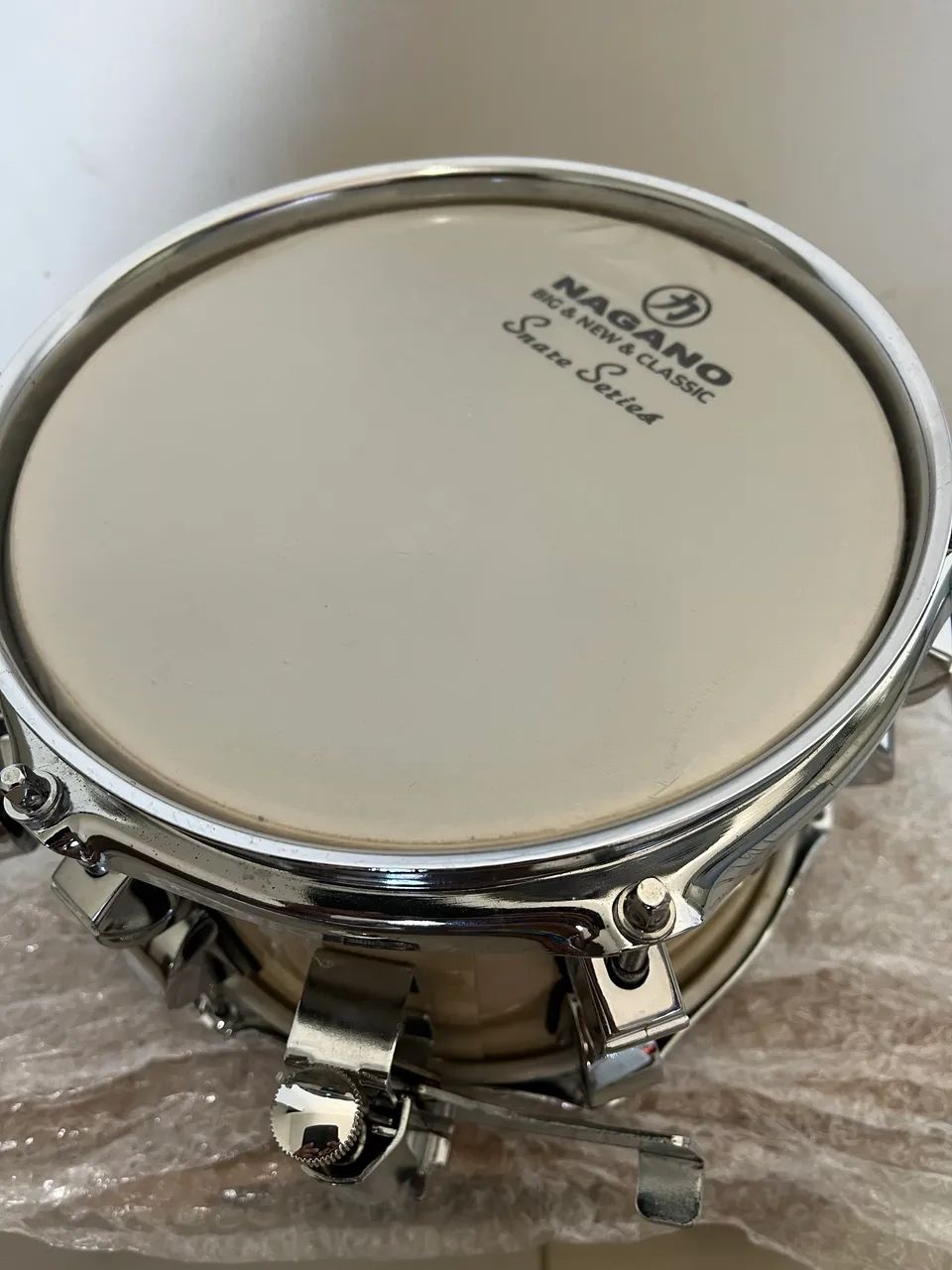 Caixa Bateria Madeira Nagano 8x6 New Beat + Clamp - Instrumentos