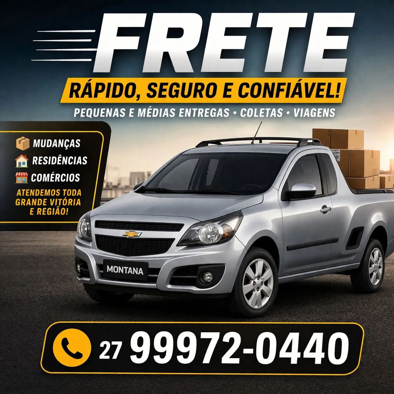 Frete pequenos Moveis