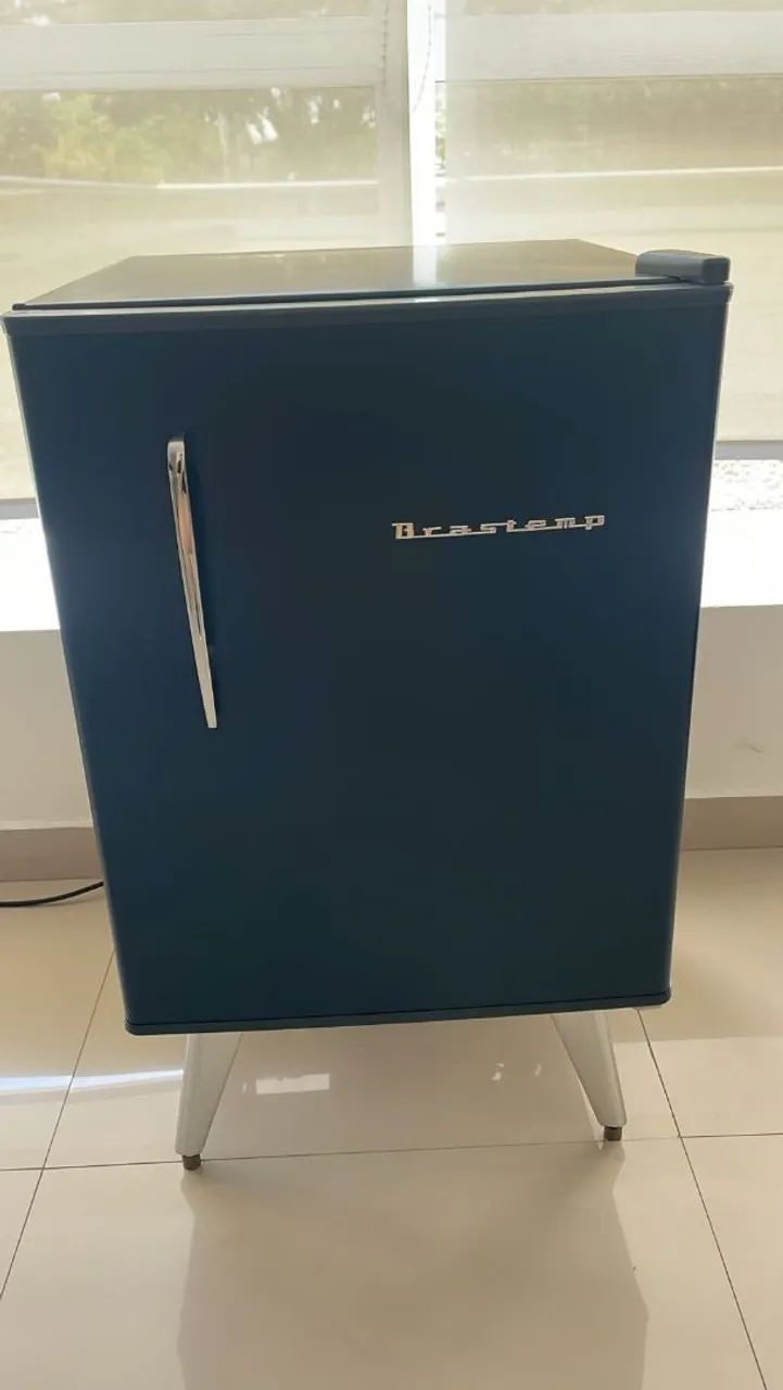 Frigobar Brastemp Retrô Azul 220V