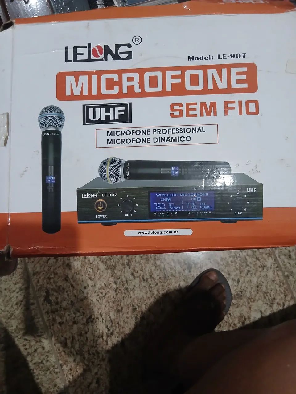Microfone sem fio/Profissional 
