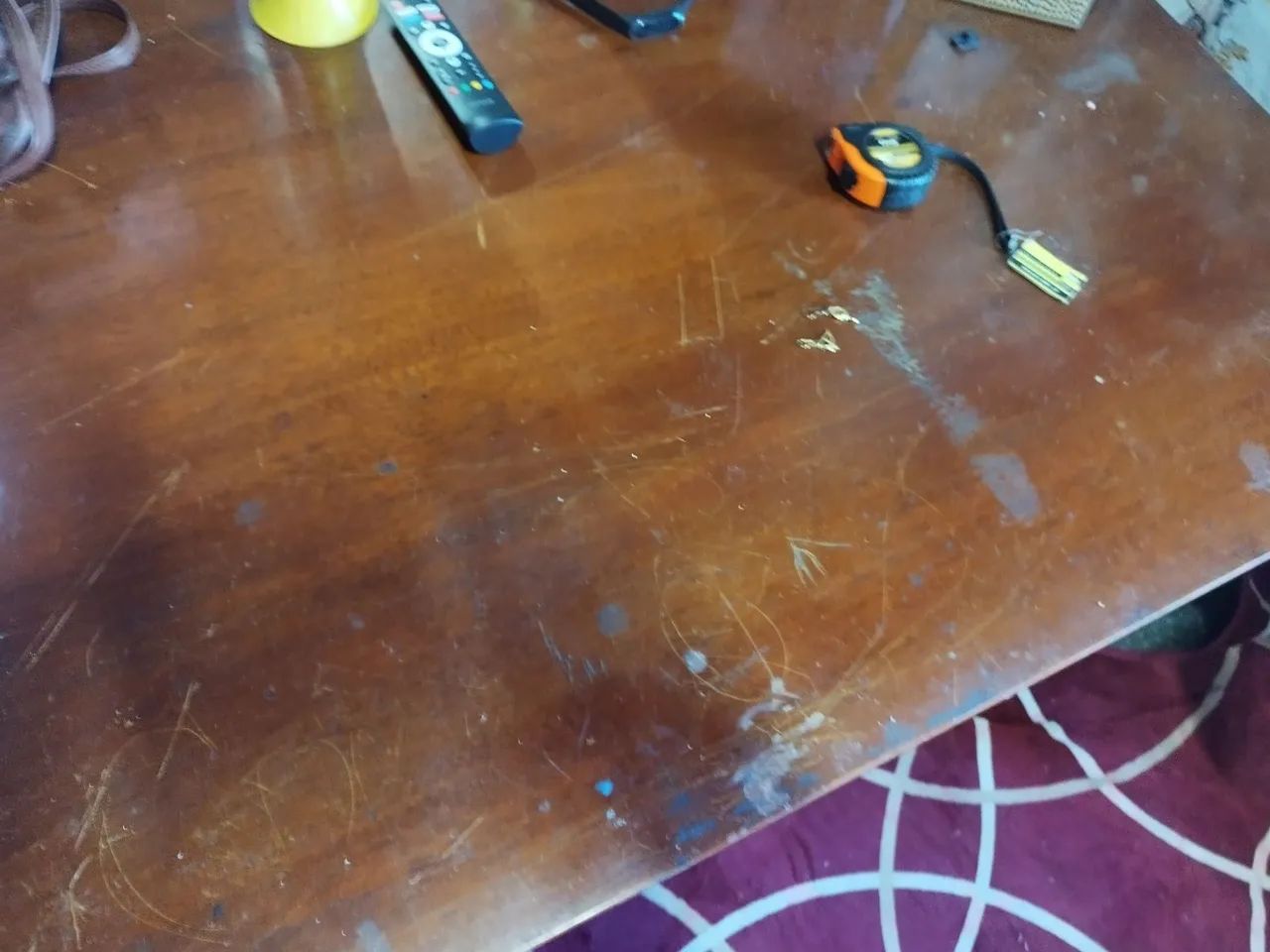 Mesa de madeira maciça com pé movel - Foto 3