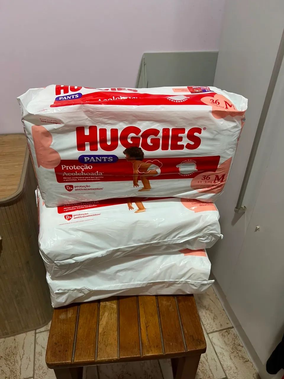 Fralda Huggies pants proteção alcochoada