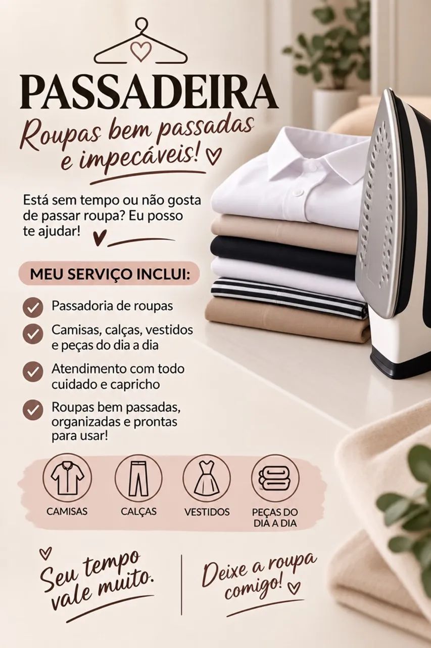 Passadeira ~ Roupas Impecáveis  - Foto 2