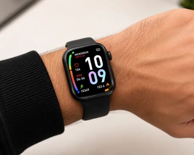 Smartwatch Preto | Tela Grande | Pronta Entrega - Foto 2