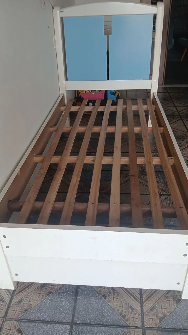 Cama de Solteiro em madeira  - Foto 3