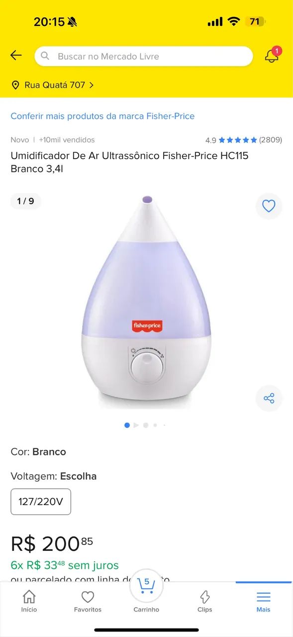 umidificador semi novo - Foto 2