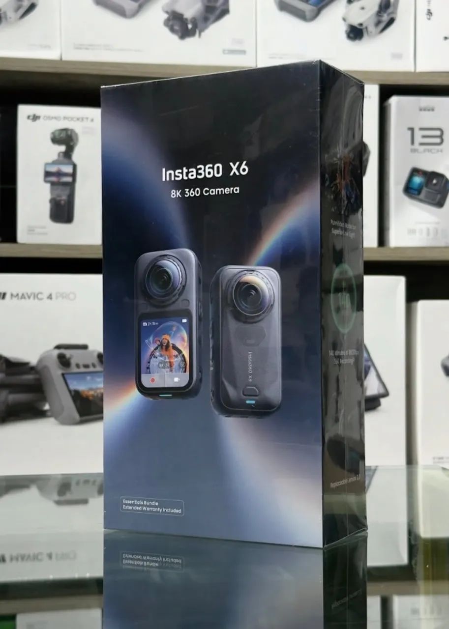 Camera Insta360 X6 Com Kit De Acessórios Essentials Bundle - Foto 2