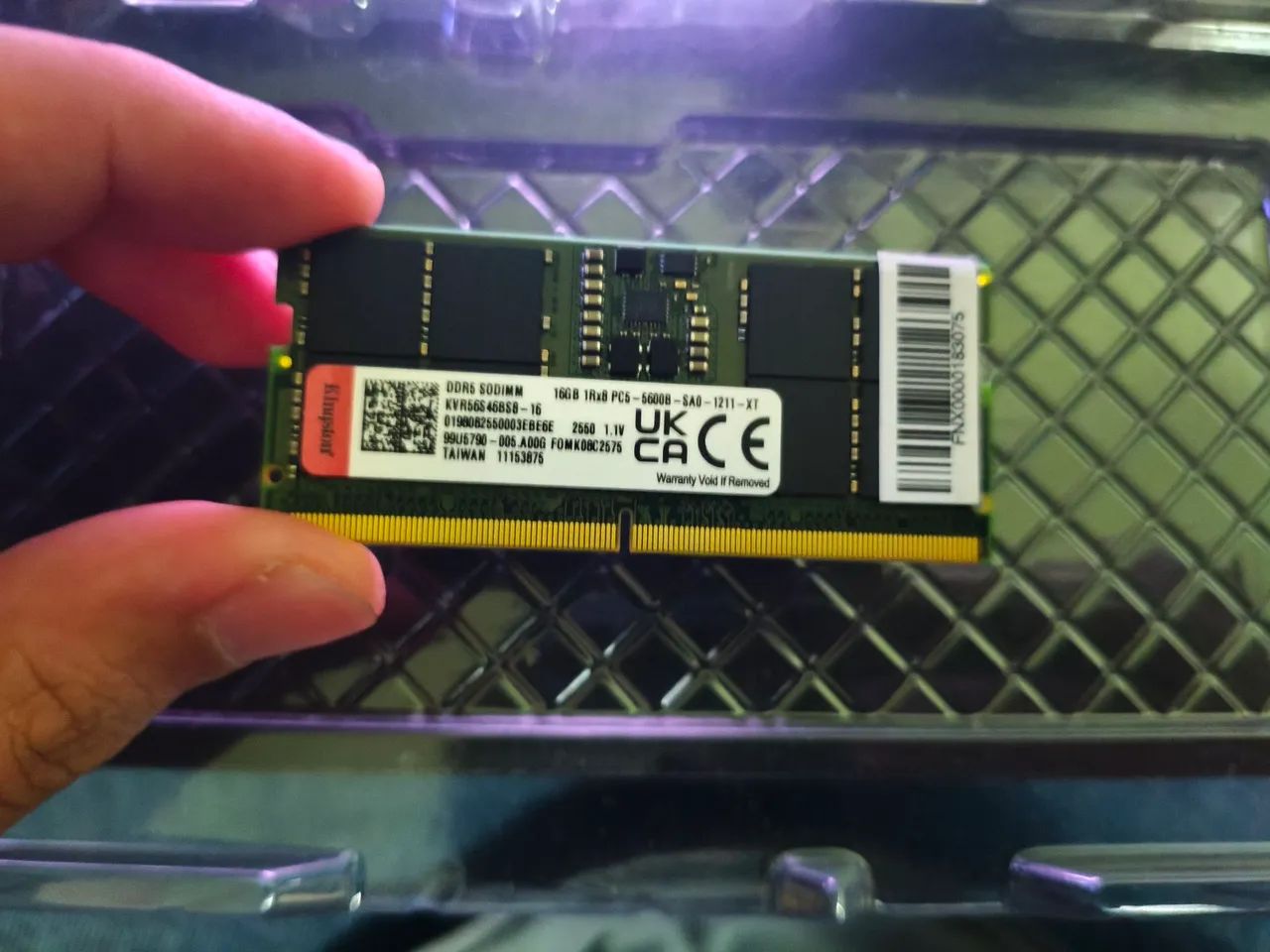 Memória RAM 16GB DDR5 5600Mhz