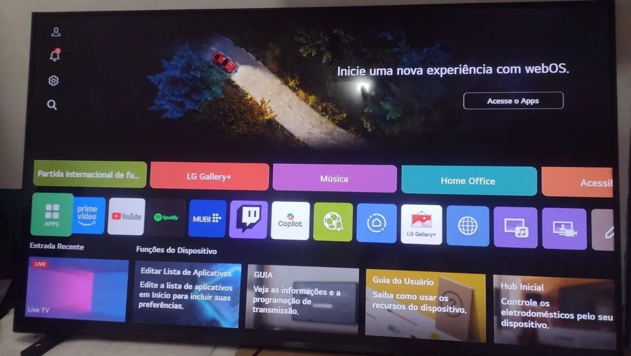 Smart tv LG 4k 65 polegadas compatível com Alexa bluetooth comando de voz e jogos 