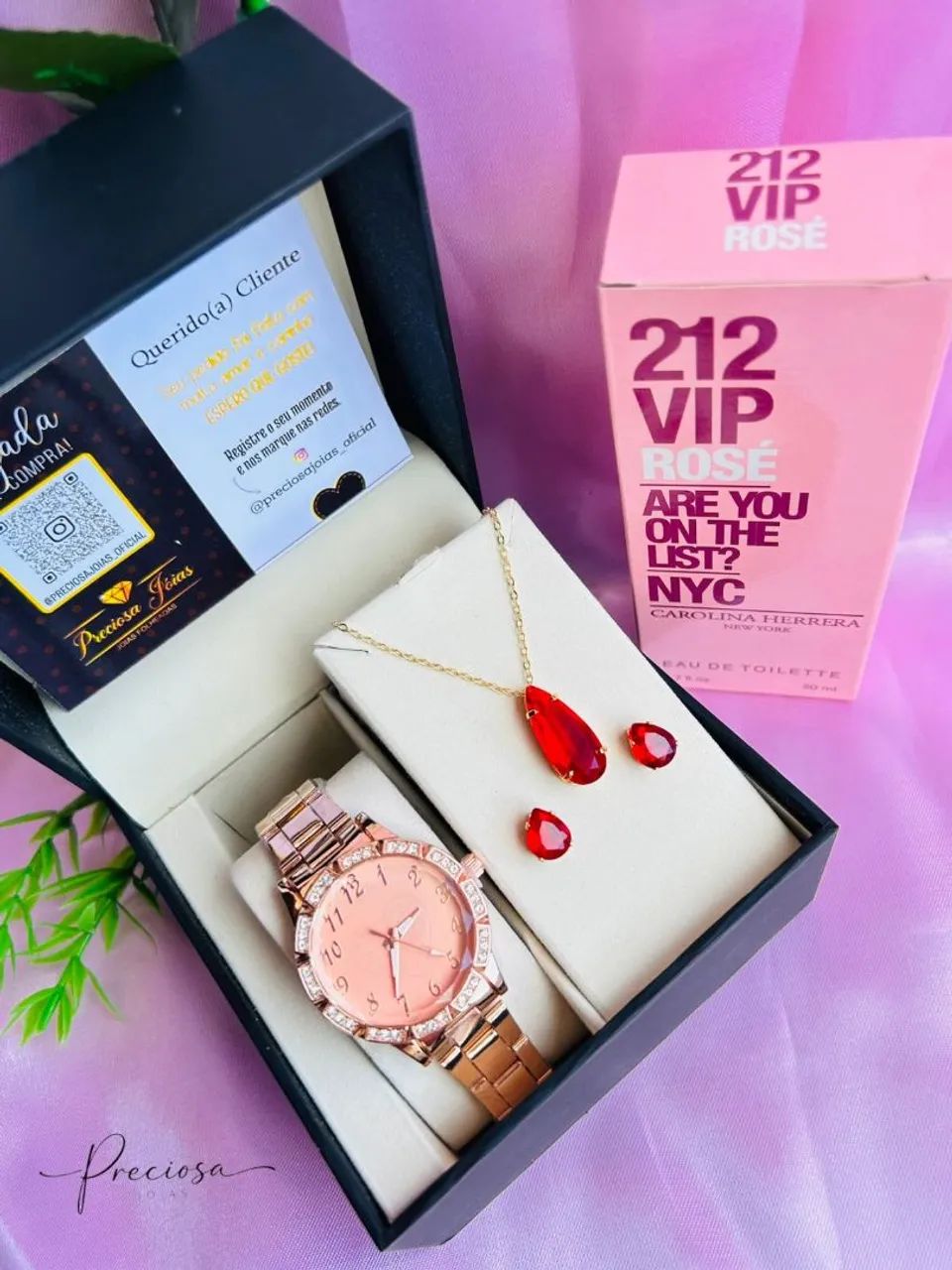 Relógio feminino+ conjunto e perfume  - Foto 4