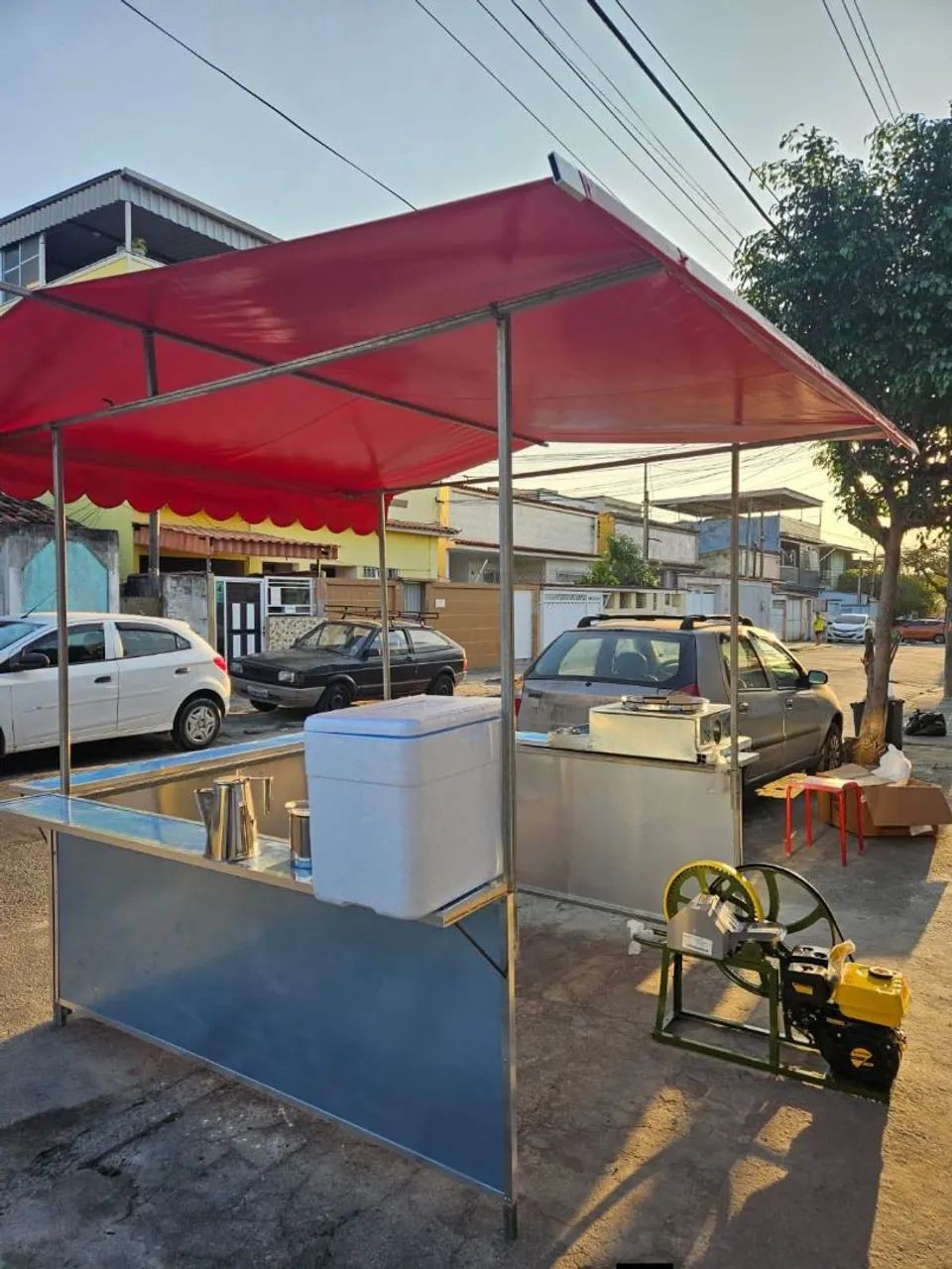 Barraca com estrutura e lona para Pronta Entrega  - Foto 4