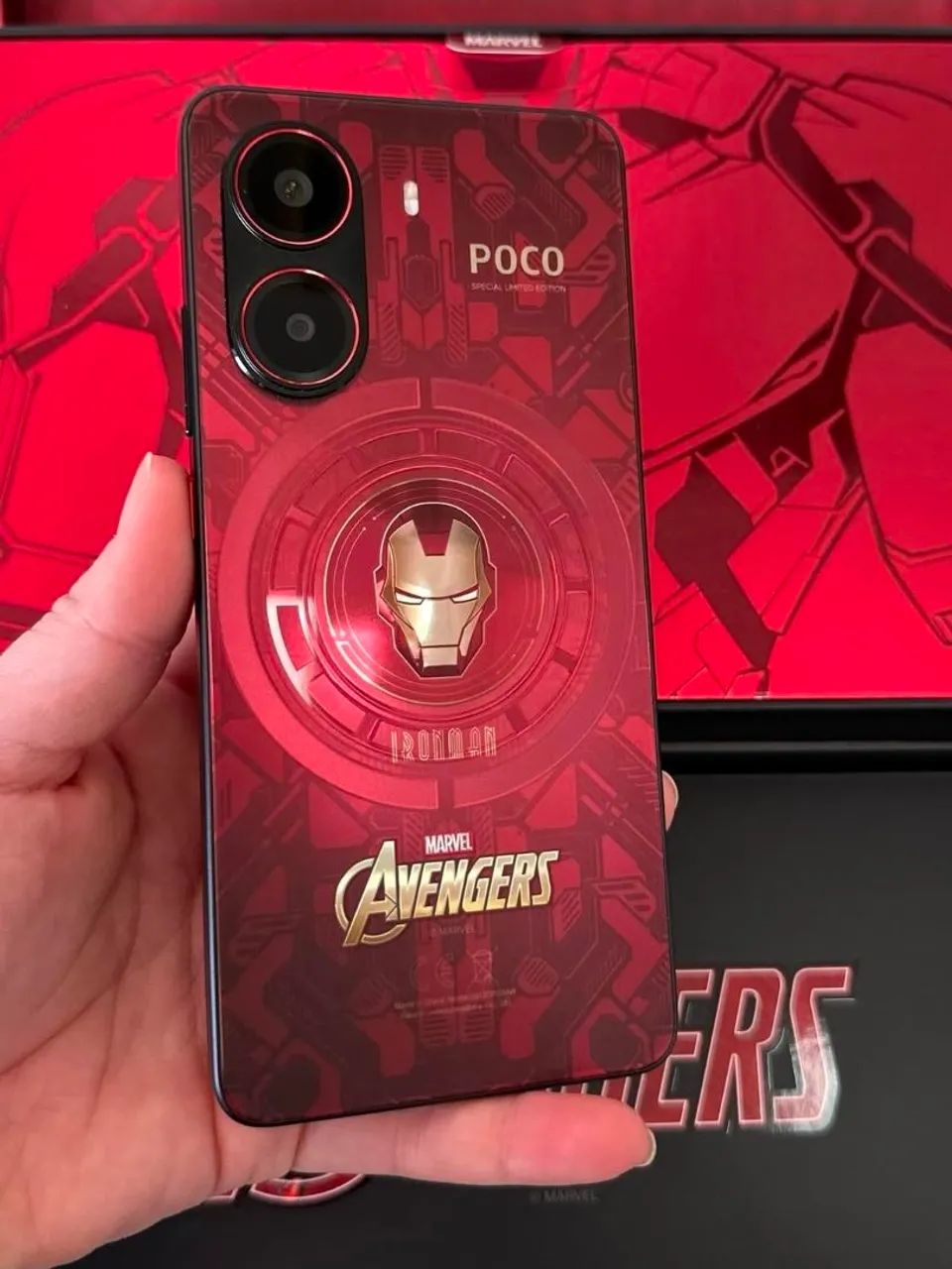 Xiaomi Poco X7 Pro 5g Edição especial do Homem de Ferro - Celulares e ...