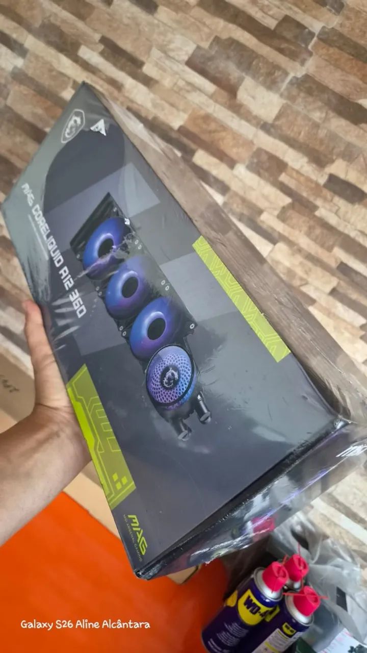 Water Cooler MSI MAG Coreliquid A12, ARGB, 360mm, Intel e AMD, Preto